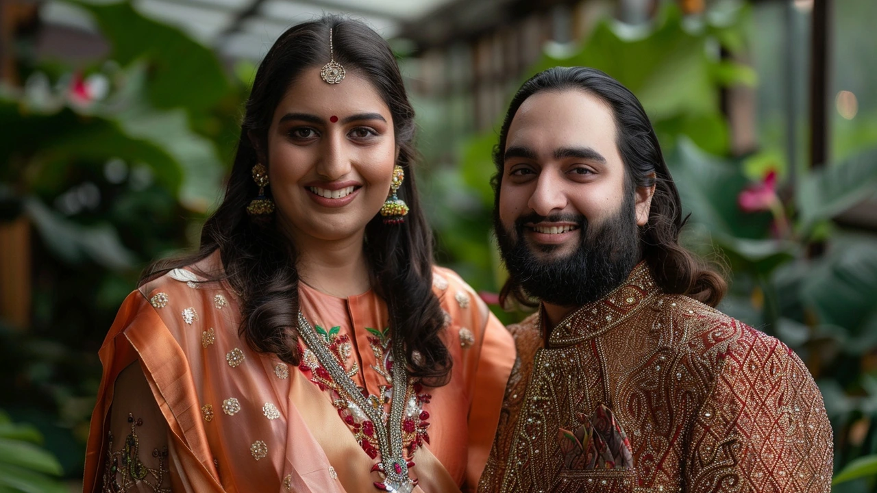 अनंत और राधिका की प्री-वेडिंग 'ममेरु' सेरेमनी: दूल्हा-दुल्हन की मुस्कानें
